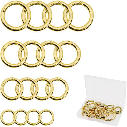 16pcs spring ring zinc - 16pcs,