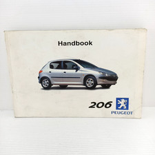 Peugeot 206 Handbook Owner's Manual Driving Technical Data Special Features