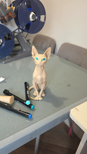 Sphynx style cat ornament - sphynx-style,