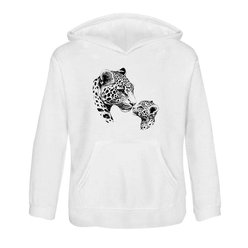 Leopard mother with - 'leopard, cub'