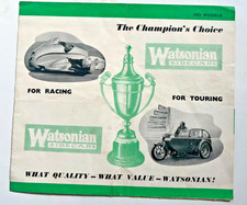 1955 Watsonian Motorcycle & Scooter Sidecars ~ Advertising Booklet/Leaflet