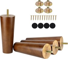 6 Inch Wood Furniture Legs Set
