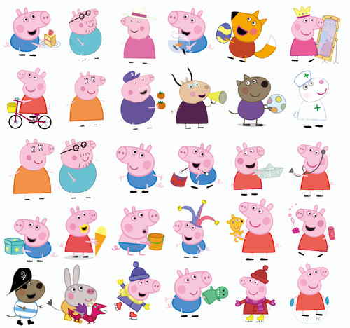 Peppa pig family - pig, character