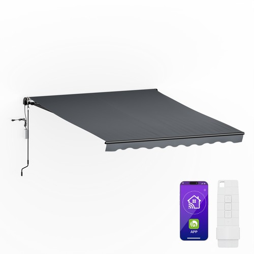 Electric awning patio canopy - electric,