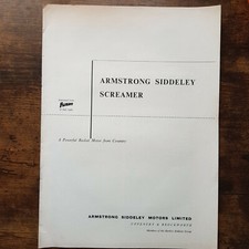 Armstrong Siddeley Screamer Jet Engine 1956 Flight Reprint Aeronautica Ephemera