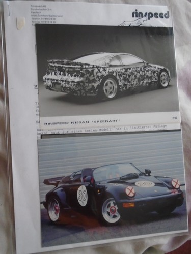 Rinspeed design press - design, release