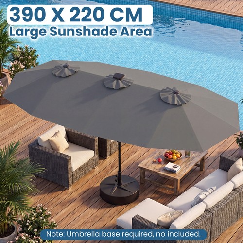 Double sided patio - patio, umbrella