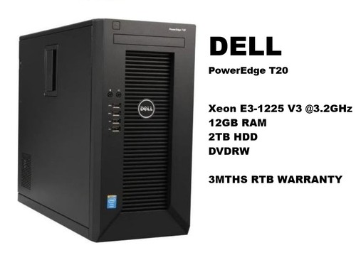 Dell poweredge t20 tower - poweredge,
