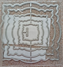 5 Layered Fancy Edge Square