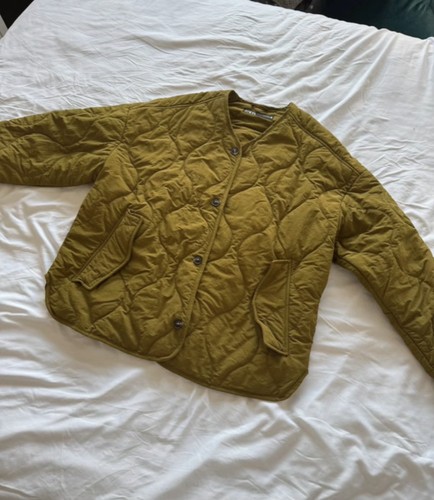 Zara quilted jacket size large - quilted,
