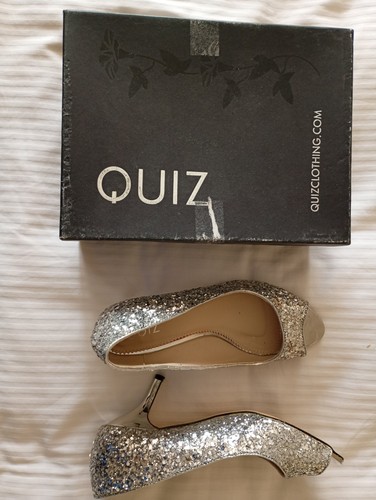 Ladies quiz silver - quiz, shoes
