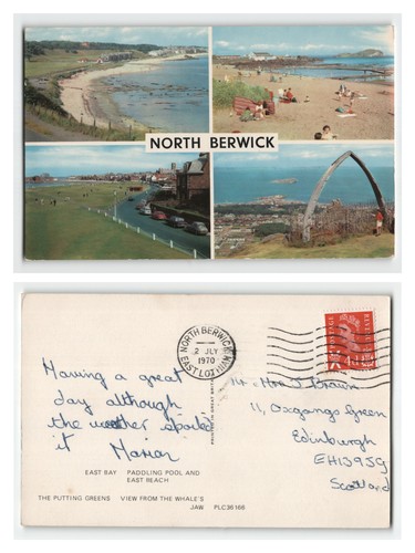 Postcard north berwick - postcard,
