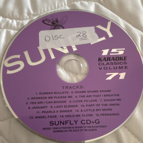 Sunfly karaoke cdg - sunfly,