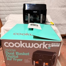 Cookworks 2600W Dual Basket