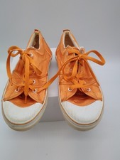 Kangaroo Shiny Orange Trainer Shoes Sneaker Dap Lace-Up Vintage Converse Style 5
