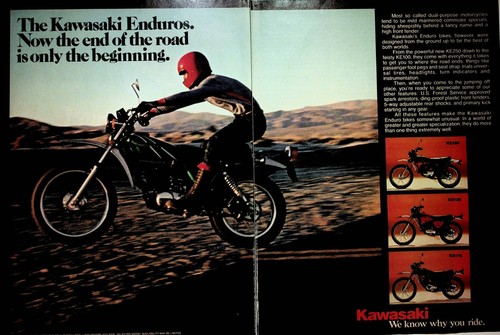 1977 kawasaki ke250 ke100 - ke250,