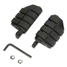 Pair Black Highway Foot Pegs