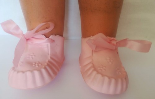 Doll shoes pair pink - ,