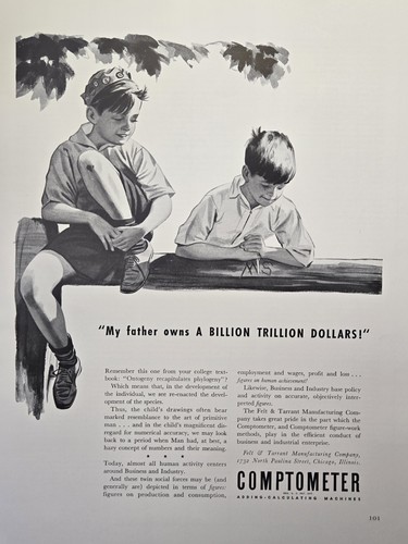 Comptometer two boys - two,