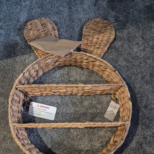 Rattan baby shelf unit - rattan,