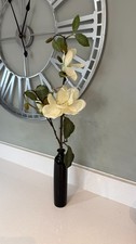 Artificial Flowers Bouquet, Large Fake Flower Arrangement with Vase - Rrp £75