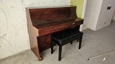 Challen Upright Piano Not Full Size With Stool