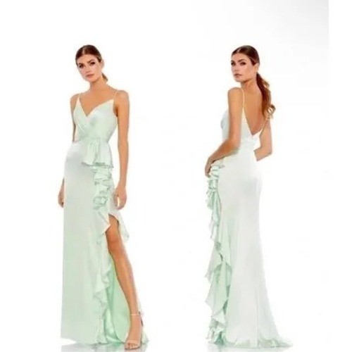 Mac duggal pistachio - mac, ruffle