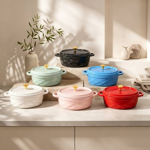 Cast iron casserole - cast, dish