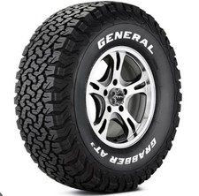 2 x 235/75/15 GENERAL TYRES GRABBER AT3 