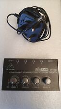 Behringer Stereo Amp HA400 Compact 4-Channel Stereo Headphone Amplifier
