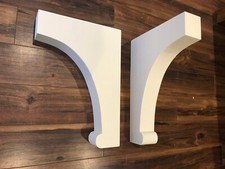 Pair Wood Corbels, Large 30cm