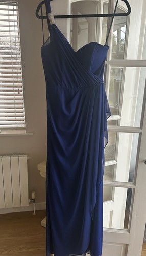 Royal blue prom ball - ball, gown