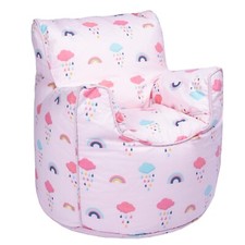 Toddler Bean Bag Armchair Printed Gaming Beanbag Chair Play room Kids Pouffes