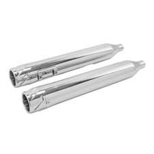 Chrome 4" Slip-On Straight