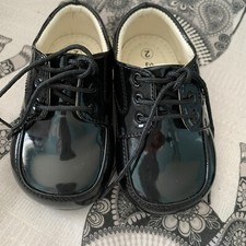 Baby’s Black Patent Shoes Size 2 Early Steps 