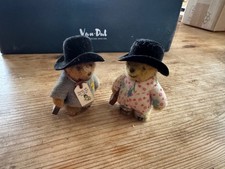 Vintage 1970s Flocked HCF Paddington Bears