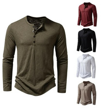Men's T Shirts Long Sleeve
