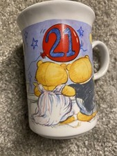 21st birthday mug, Forever Friends series, Andrew Brownsword vintage, UK made