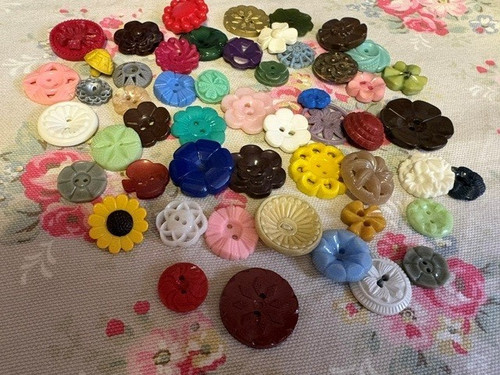 Vintage plastic flower - ,