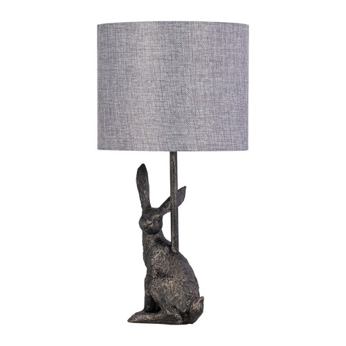 Antique gold rabbit - rabbit, lamp