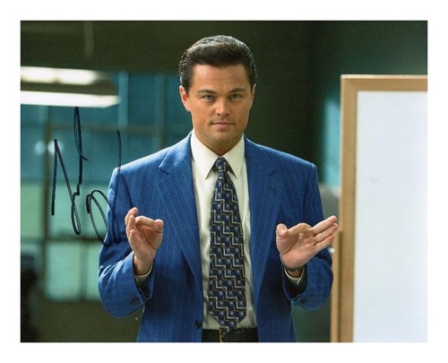 Leonardo dicaprio autographed - leonardo,
