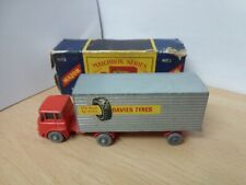 B846-MATCHBOX MAJOR PACK No2 YORK FREIGHTMASTER DAVIES TYRES LORRY AND BOX.GPW
