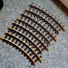 Brand new  4 x LGB G scale Curved Brass Tracks 30° R1  code 11000 