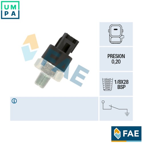 Oil pressure switch 12550 - pressure, for