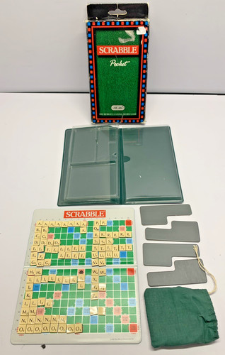Pocket scrabble board game - game,