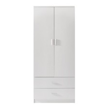 2 Door 2 Drawer Wardrobe with