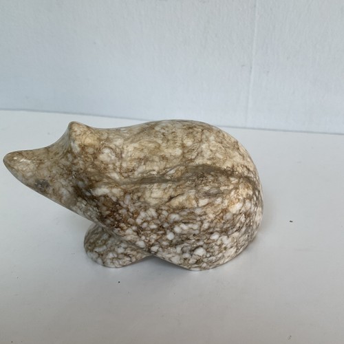 Marble hedgehog figurine - ,