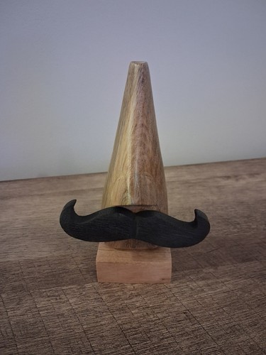 Wooden nose shaped spectacle - wooden,