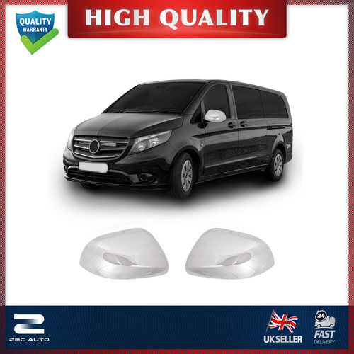 Chrome wing mirror covers - mirror, for