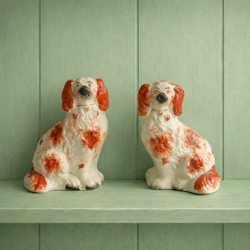 Victorian pair staffordshire - pair,